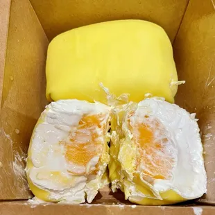 Mango Pancake messy cross section
