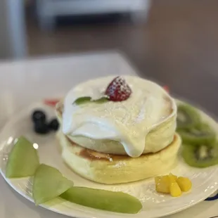 Cream cheese soufflé
