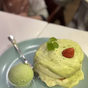Matcha Soufflé Pancake