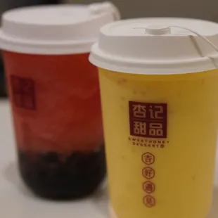 Mango sago, Watermelon Iced