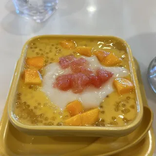 Mango Coco and Tofu Pudding