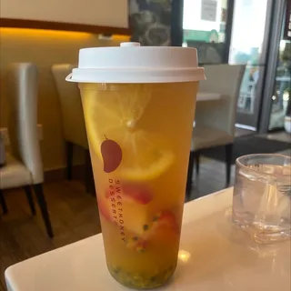 Fresh Super Mix Fruits Green Tea