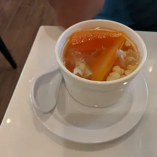 Papaya, Almond and Snow Fungus Soup