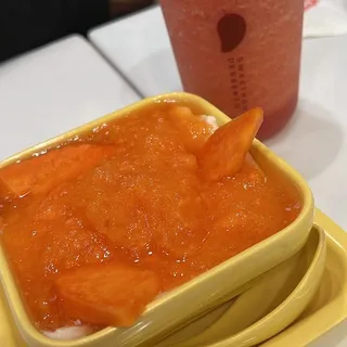 Papaya Tofu Pudding