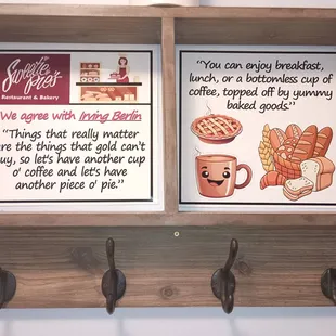 Cute bathroom sign