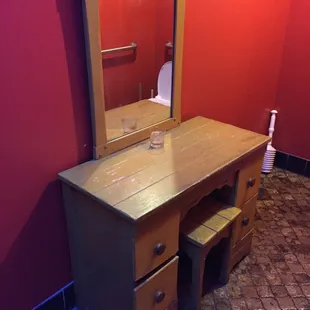 Vanity in the ladies' room :)