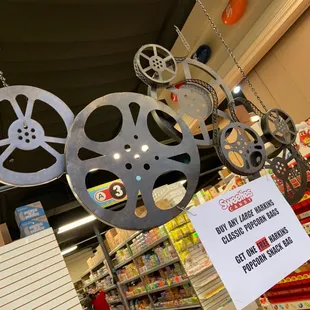 Harkins popcorn display