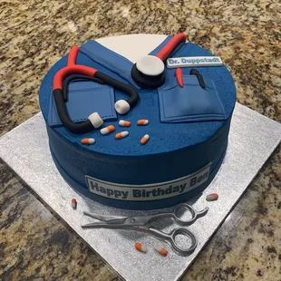 Doctor cake - all pieces edible!