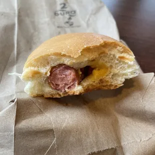 Kolache - sausage and cheese