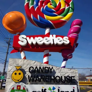 a candy land sign