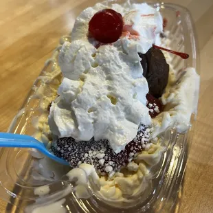 Spaghetti ice cream