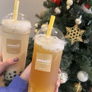 Oolong Milk Tea W/ Boba