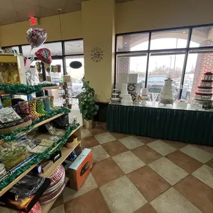 a view of the store from the window