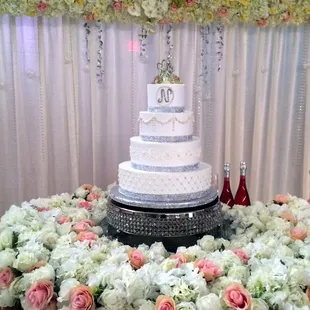 Almond Buttercream Wedding Cake