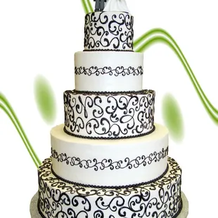 Almond Buttercream Wedding Cake