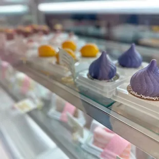 a variety of desserts