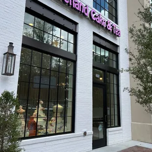 the front of the store