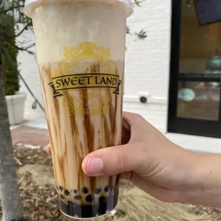 Brown sugar milk tea