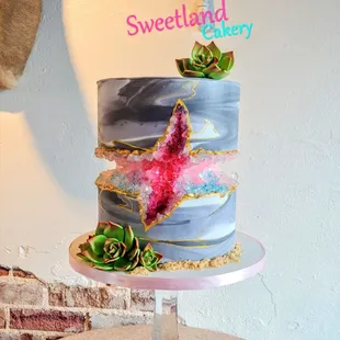 Geode cake