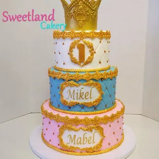 Princess &amp; Prince cake