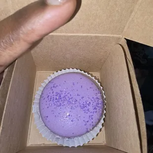 Lavender macaroon