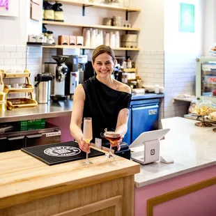 Offering a selection of cocktails, mocktails, and wine.