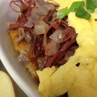 Corn Beef Hash and Eggs