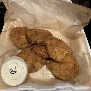 Fried green tomatoes