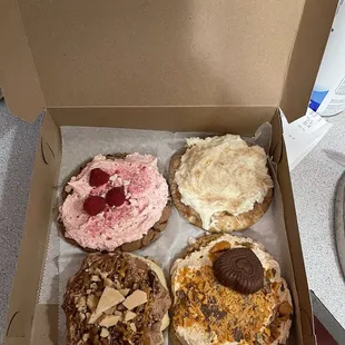 Raspberry, Snicker Doodle, Toffee, Butterfinger.  A M A Z I N G!