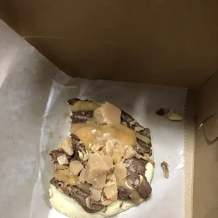Turtle cookie but more like heath bar
