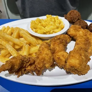 Tenders. Macaroni &amp; Cheese. French Fries