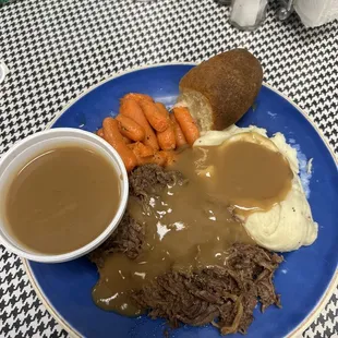 Roast plate, I always ask for extra gravy
