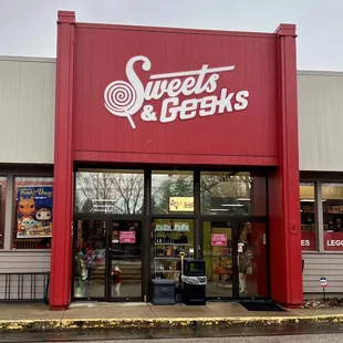 the front of a store