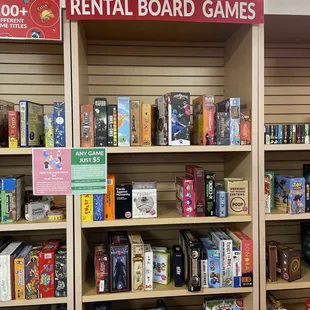 Board game rentals
