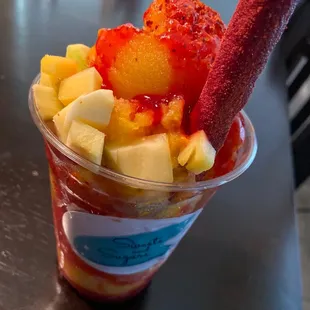 strawberries and fruit