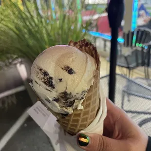 Waffle cone Oreo