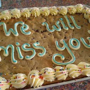 Chocolate Chip Cookie Cake
