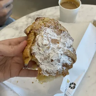 Almond croissant, $3.5 (delicious)