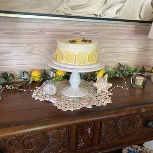 a cake on a table