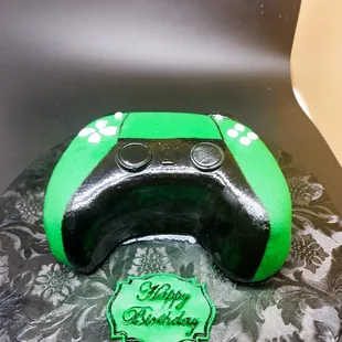 a video game controller cake