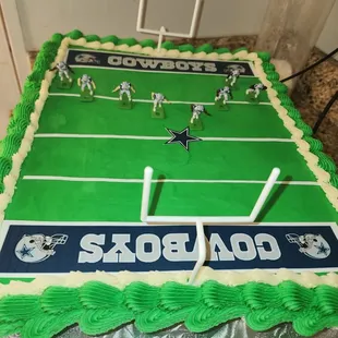 a football field cake