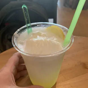 Frosted lemonade