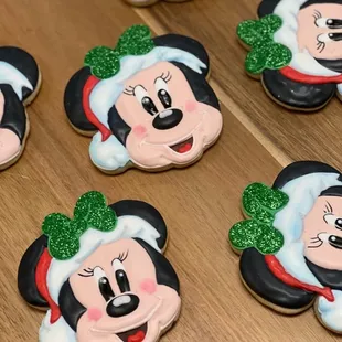 Christmas Minnie sugar cookies