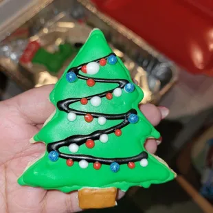 Decorated my own Christmas cookie. It was a great time and a lovely chat with the owner herself.  I will definitely be booking again.