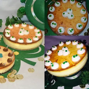 Available until St. Patrick's day Irish Cream Cheesecake