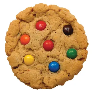 a cookie with m &amp; m's