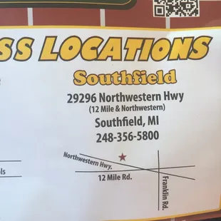 Southfied location