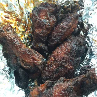 1/2 order of sweetwater wings, you get 5 wings in a 1/2 order