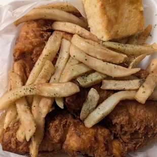 Chicken strip. Big price of chicken