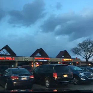 sushi and sashimi, outside